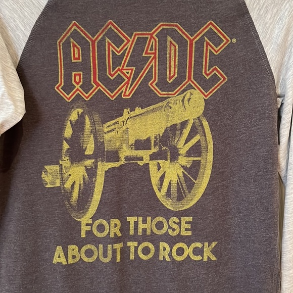 AC/DC T-shirt vintage long sleeve - Picture 1 of 5